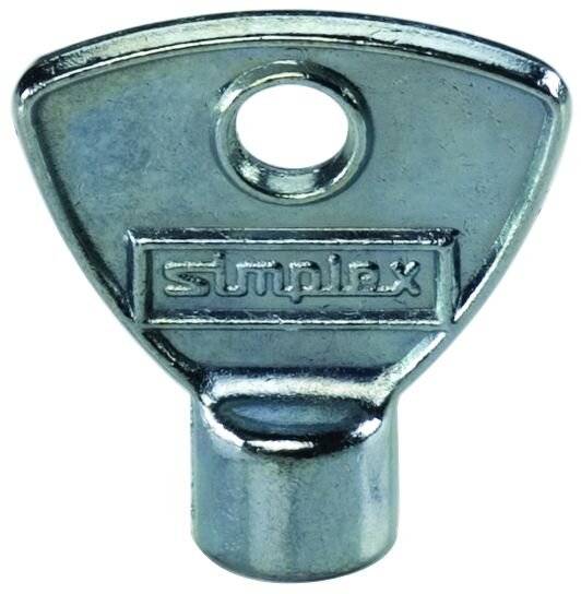 FLAMCO SIMPLEX Entlüftungsschlüssel Metall verz. 4-Kant 5mm