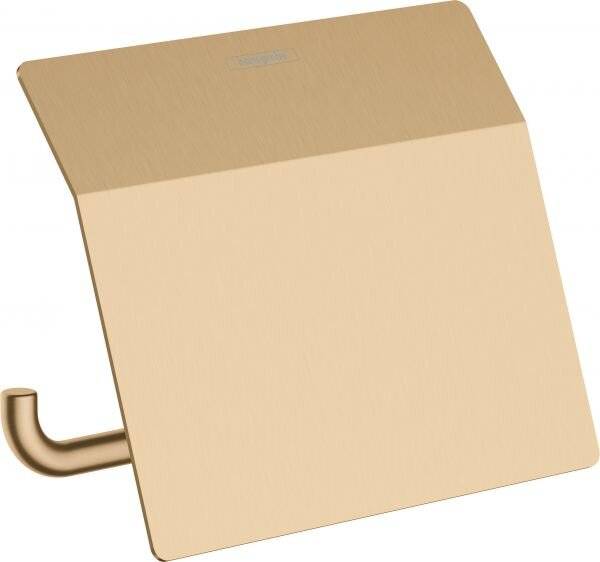 Hansgrohe AddStoris Q Toilettenpapierhalter, Deckel, Brushed Bronze-2