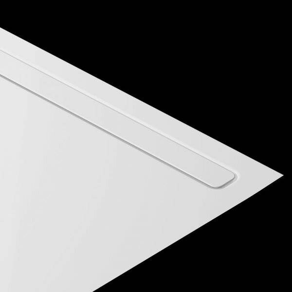 Kaldewei Designblende Modell 4133 für Nexsys Duschwannen mit Länge 900mm, Alpinweiß-2