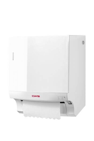 CWS Rollenpapierspender Paradise Paperroll, mit Panel, weiß-2