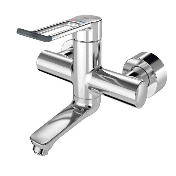 KWC AQUAROTTER Thermostat-Wandbatterie, Schwenkauslauf, 200 mm, Hebel 148 mm-0