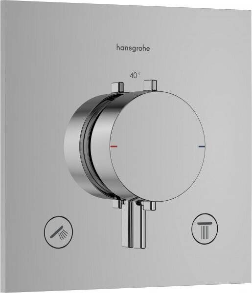 hansgrohe Thermostat UP Ecostat Comfort E Fertigset 2 Verbraucher chrom, 1 Stk.-3