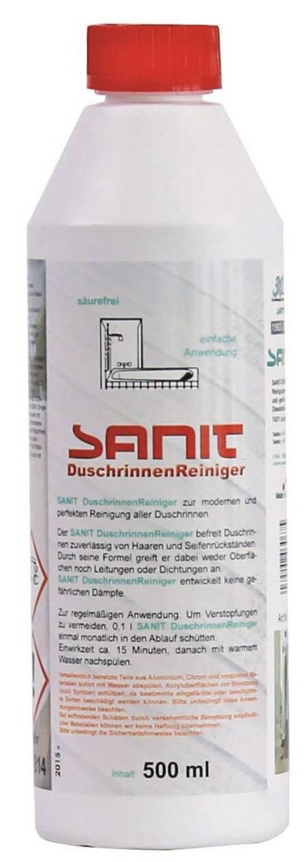 SANIT DuschrinnenReiniger 500 ml Flasche
