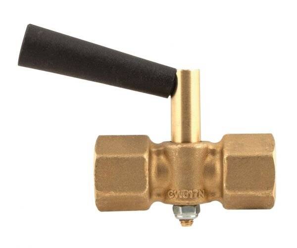 AFRISO Manometer-Absperrhahn G1/2 MxM, Messing, PN16