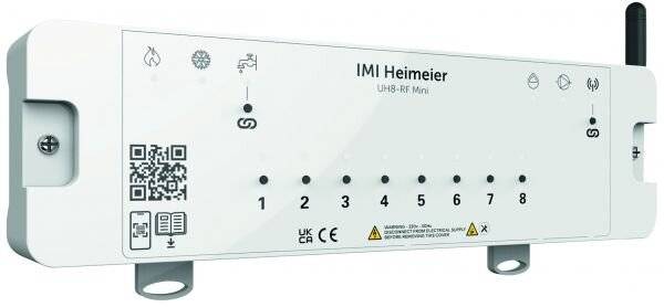 IMI HYDRONIC HEIMEIER UH8-RF Mini Klemmleiste, Funk für 8 Zonen, 230 V-0