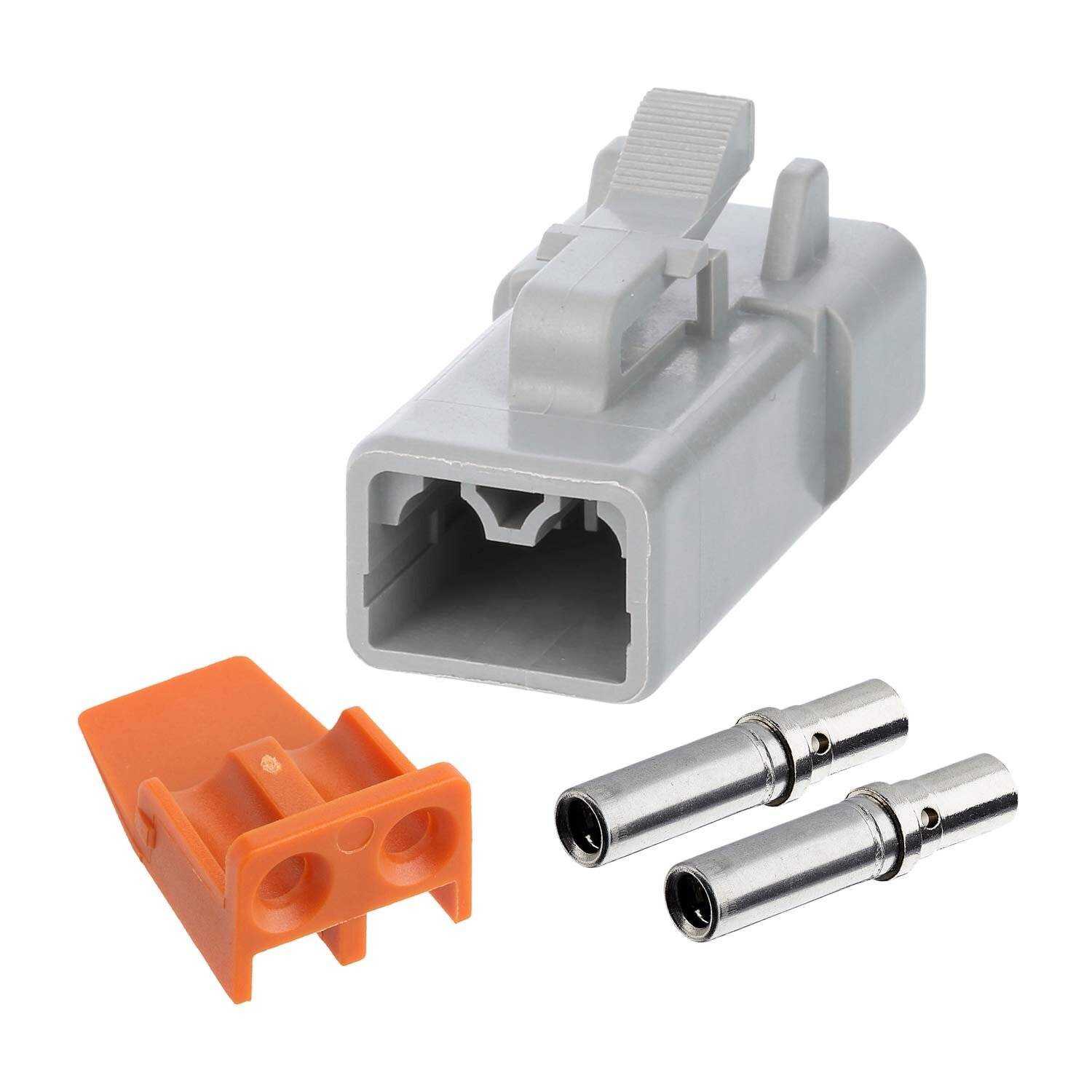 Amphenol AS-2SF 113 SET-Kabeldose ATP-Serie Buchse, 2-polig, Crimpanschluss Isolationsdurchmesser 3,4mm - 4,95mm,-4