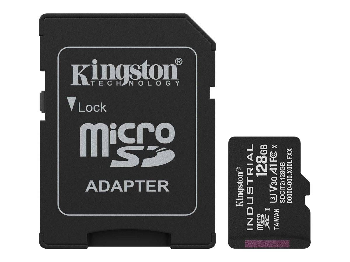 KINGSTON 128GB microSDXC Industrial C10 Komponenten Speicher Flash-Speicher-0