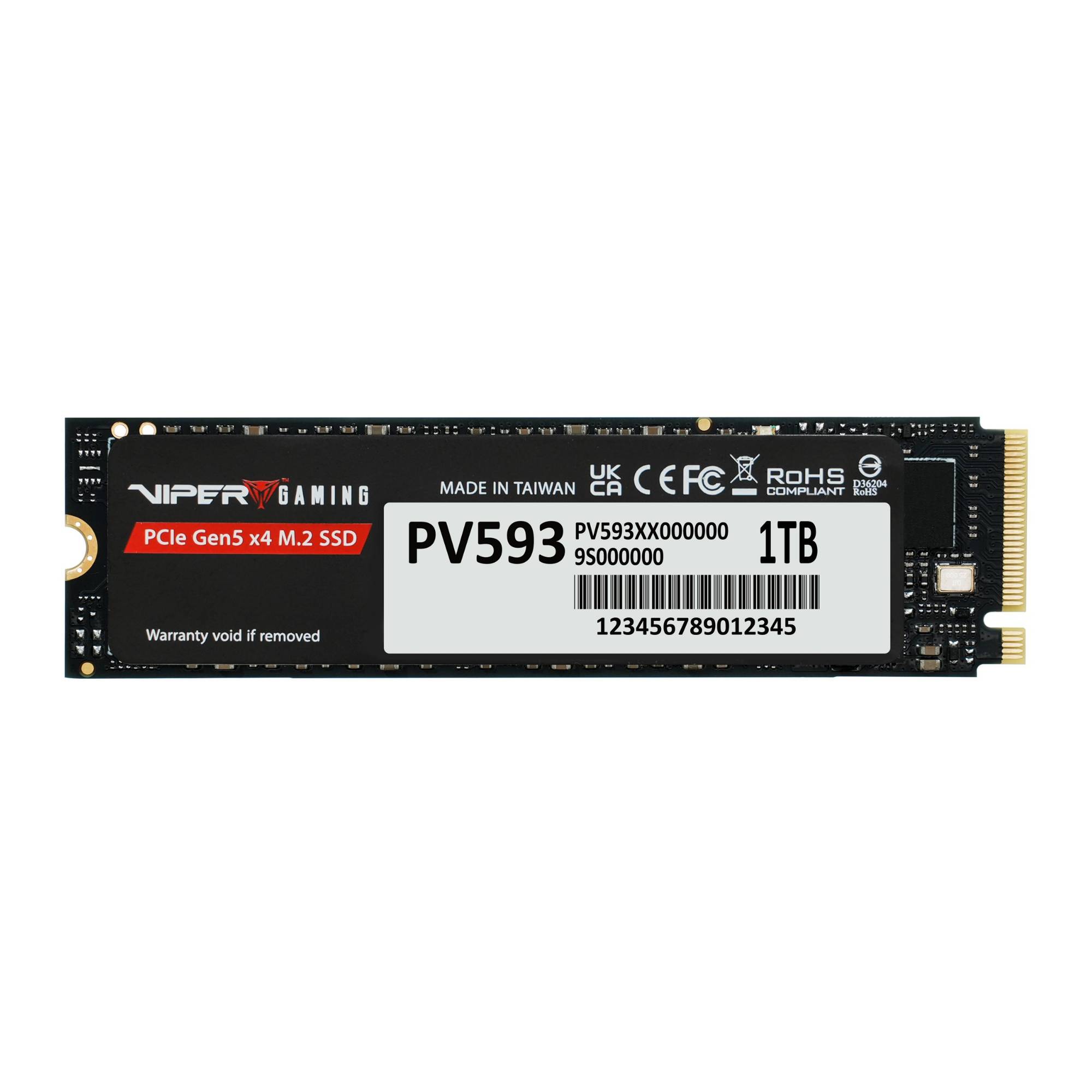 Patriot Memory PV593 PCIe Gen5 x4 M.2 2280 SSD, 1 TB, M.2-2
