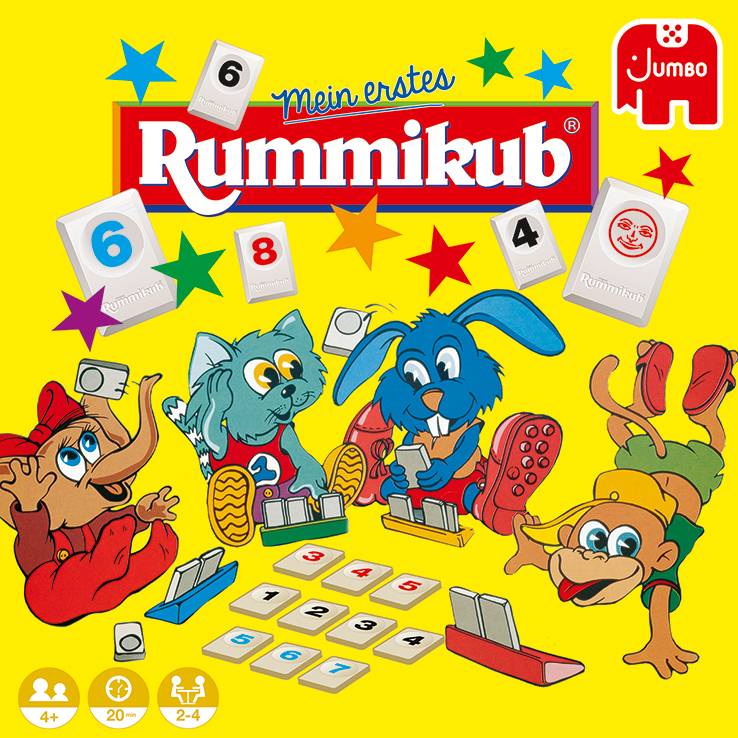 Jumbo Spiele Rummikub Original Mein erstes, Brettspiel, Auf Kacheln basierend, 4 Jahr(e), 20 min, 20 min, Familienspiel-1