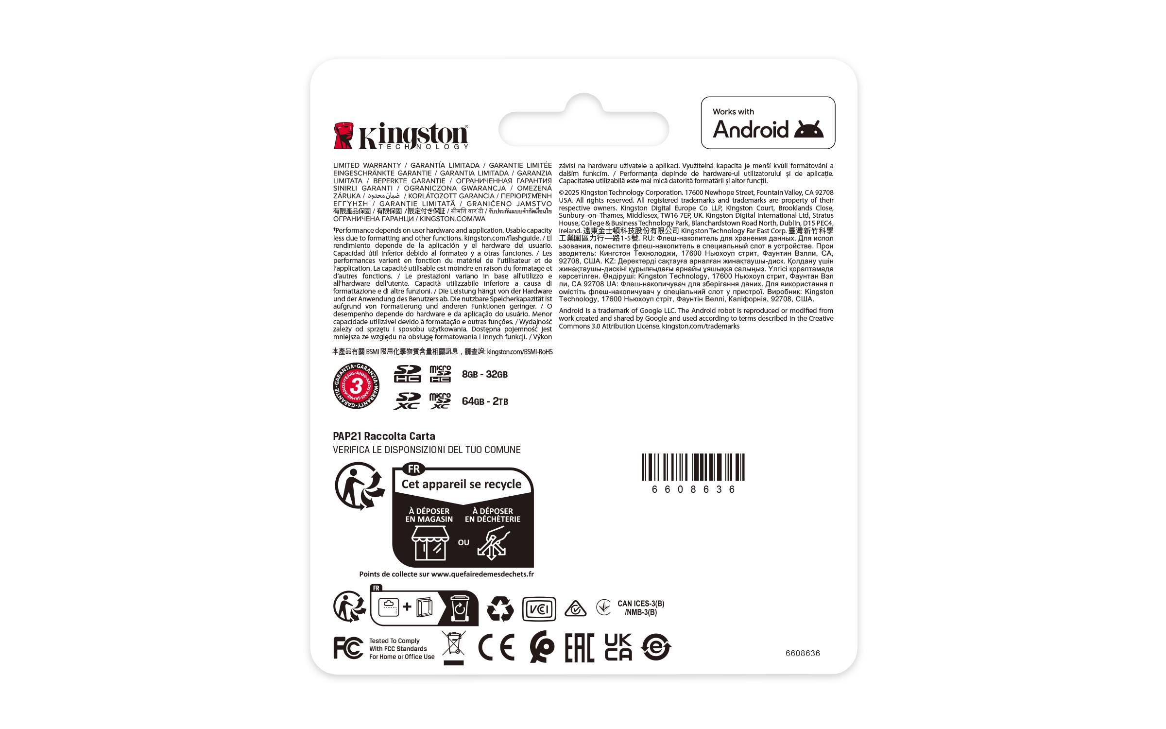 SD MicroSD Card 128GB Kingston SDHC (Class10) o.Adapter retail Multimedia-Technik Micro SD Karten-4