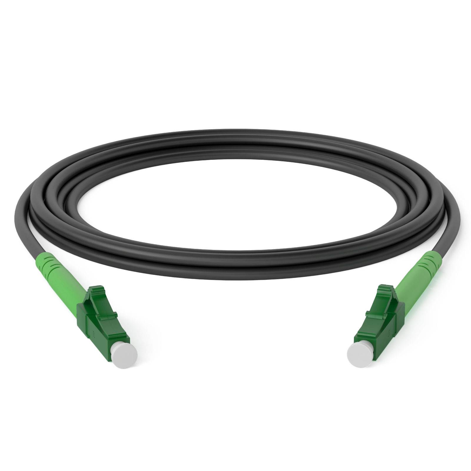 hb-digital LWL SX Patchkabel LC/LC APC SM OS2 Armored 20m-3