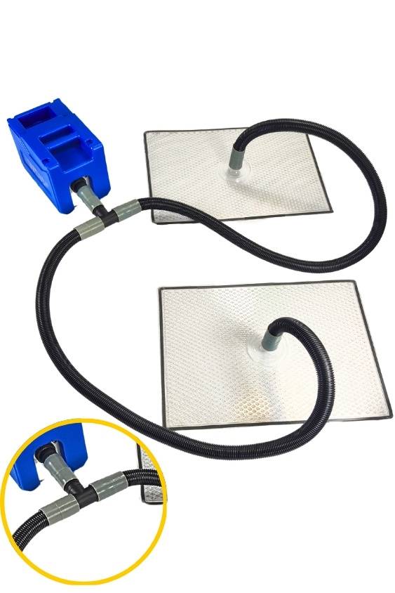 WDH T-Connector WDH-SV58 - passend für den Seitenkanalverdichter WDH-SV58-1