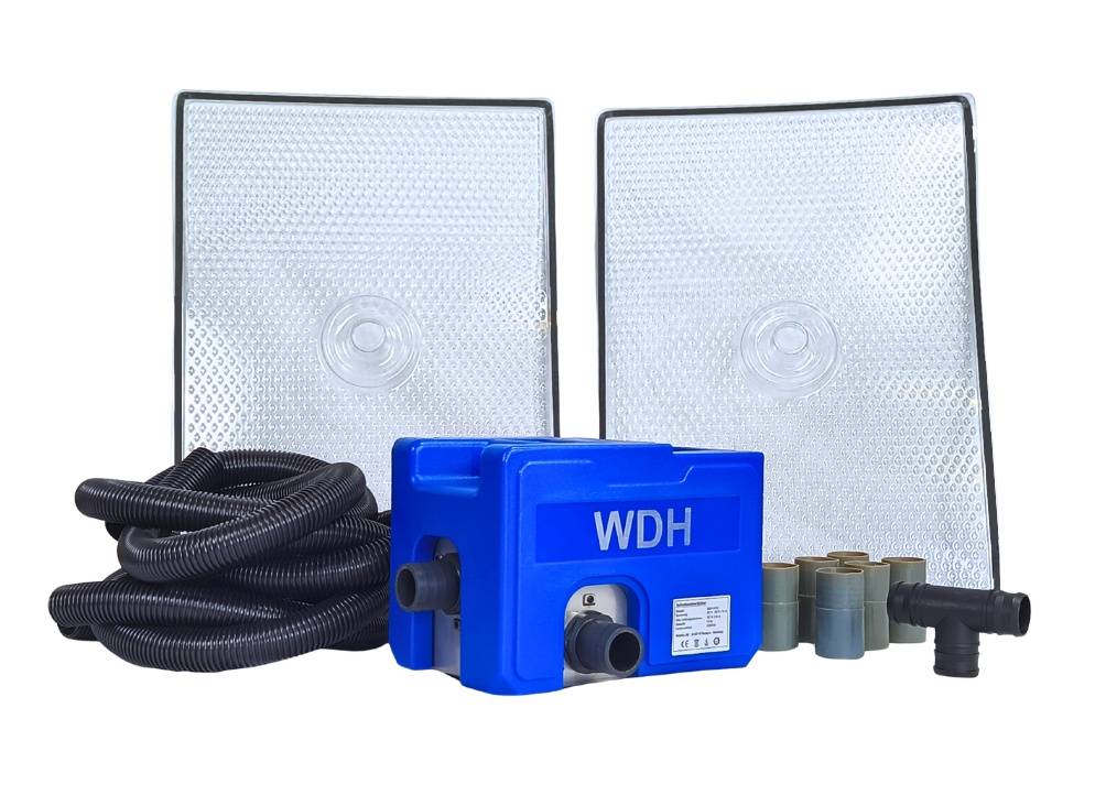WDH Seitenkanalverdichter + Starter-Set WDH-SV58 (Schlauch, Matte, Verbinder) – Bautrocknung, Sanierung & Belüftung-0