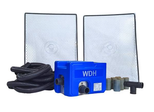 WDH Seitenkanalverdichter + Starter-Set WDH-SV58 (Schlauch, Matte, Verbinder) – Bautrocknung, Sanierung & Belüftung