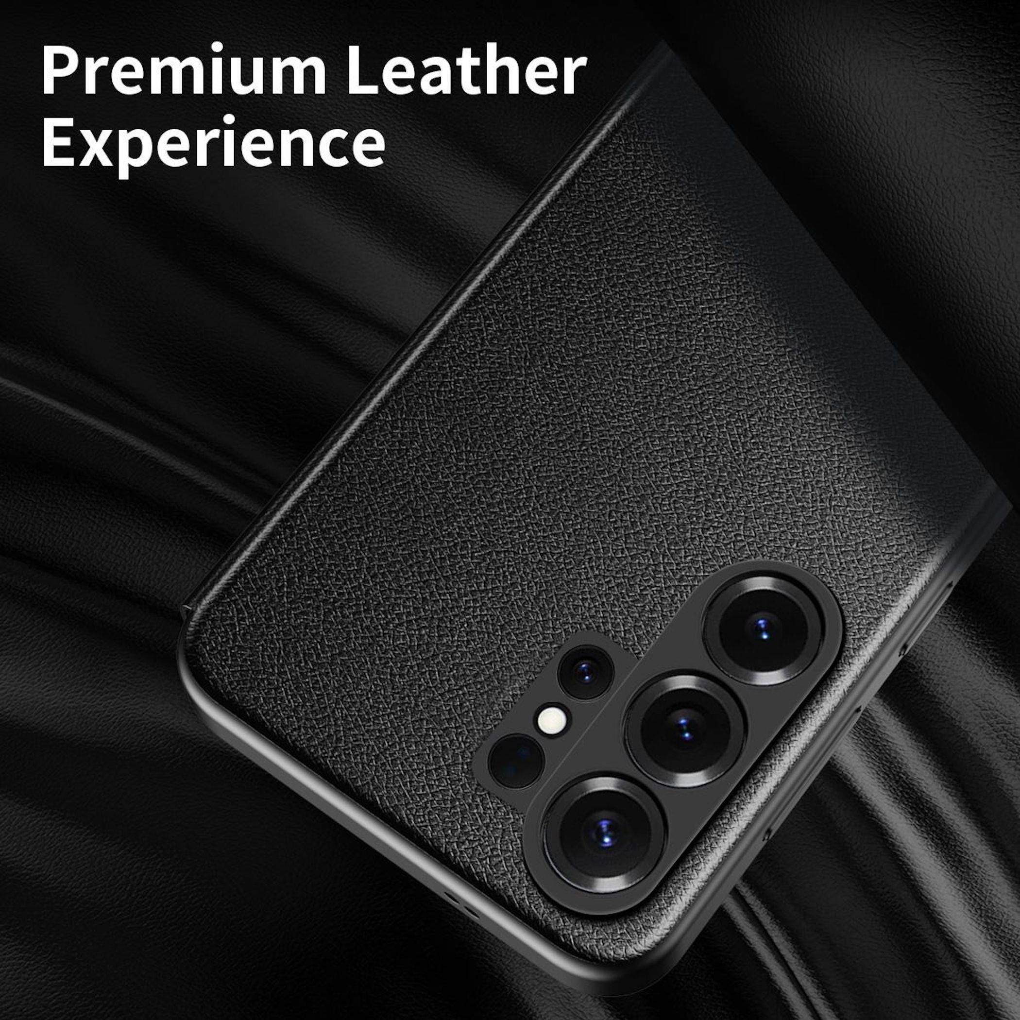 Handy Hülle Smart View für Samsung Galaxy S26 Ultra Kunstleder Flip Case Schwarz-2