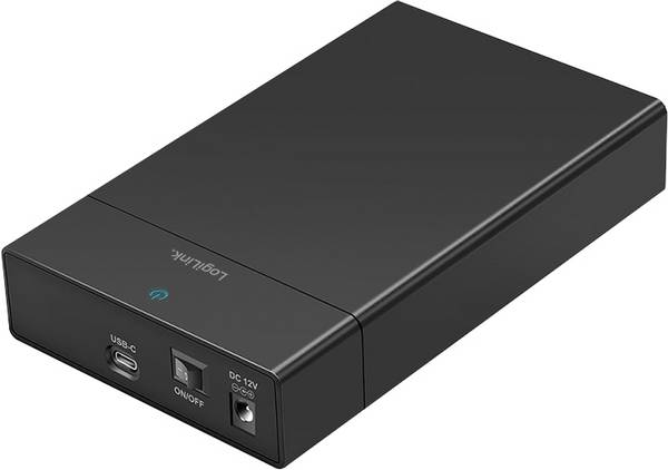 3,5 Extern. Encl. USB 3.2 Gen 1, screwless, black Festplatten Zubehör