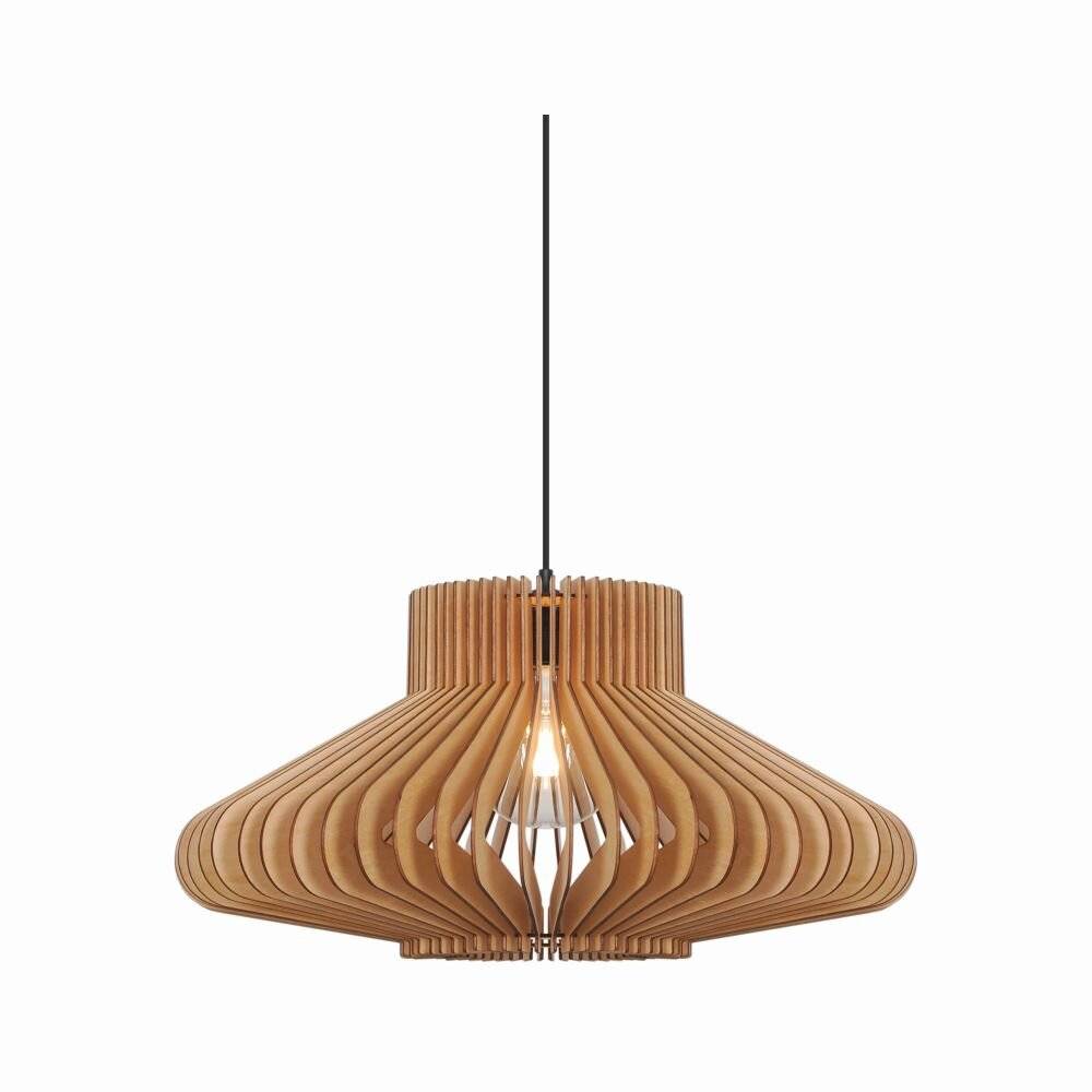 Nordlux Manago Pendelleuchte Holz Braun | Geeignet für 1x E27-0