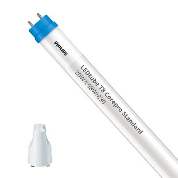 Philips LED Röhre T8 CorePro (EM/Mains) Standard Output 20W 2050lm - 830 Warmweiß | 150cm - Ersat
