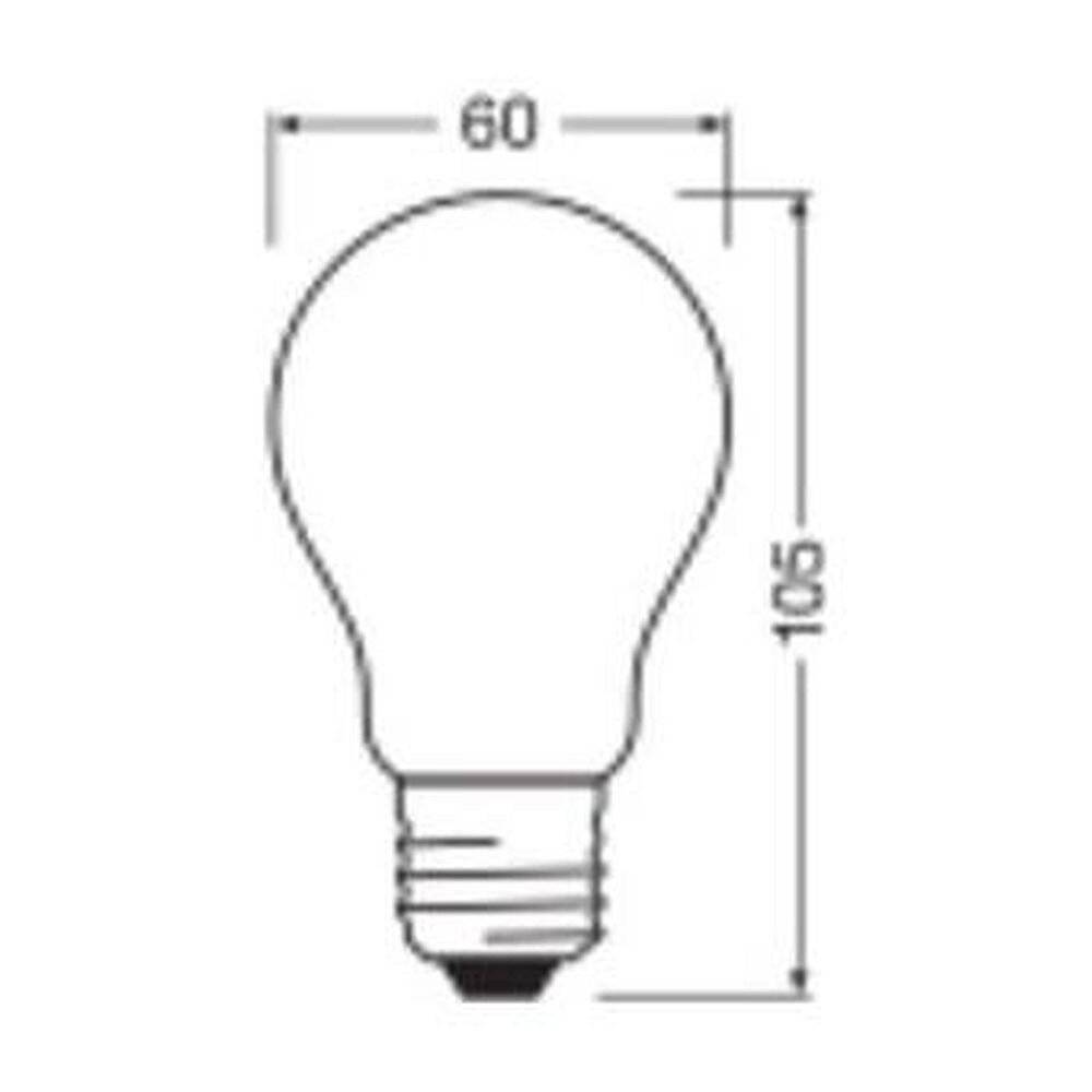 Symbolbild für LEDVANCE - OSR LED Classic A 40 Filament DIM P 827 Frosted Dimmbare - Lampen