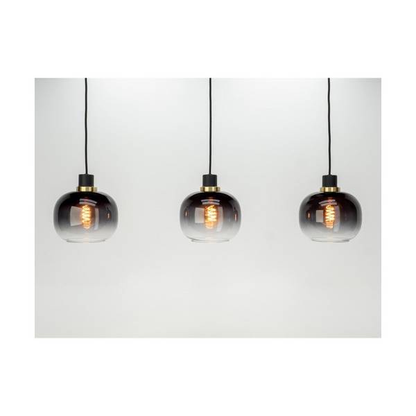 Eglo Pendelleuchte Oilella Stahl Schwarz Gold | IP20 - Geeignet für 3x E27