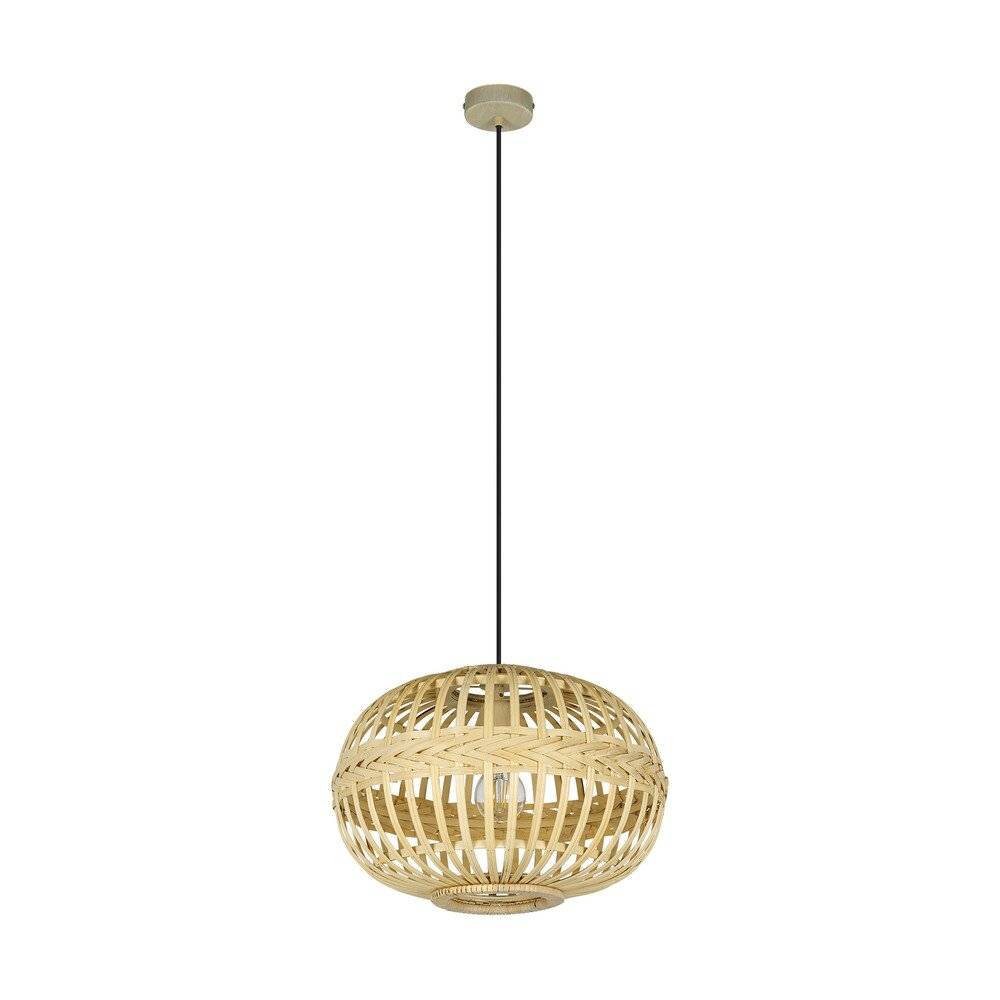 Eglo Pendelleuchte Amsfield Stahl Braun | IP20 - Geeignet für 1x E27-0