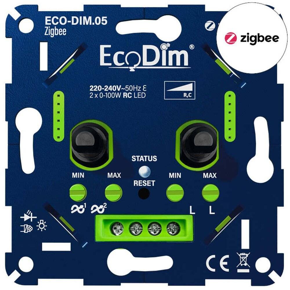 EcoDim.05 LED Dimmer Zigbee DUO 0-100W (RC)-0