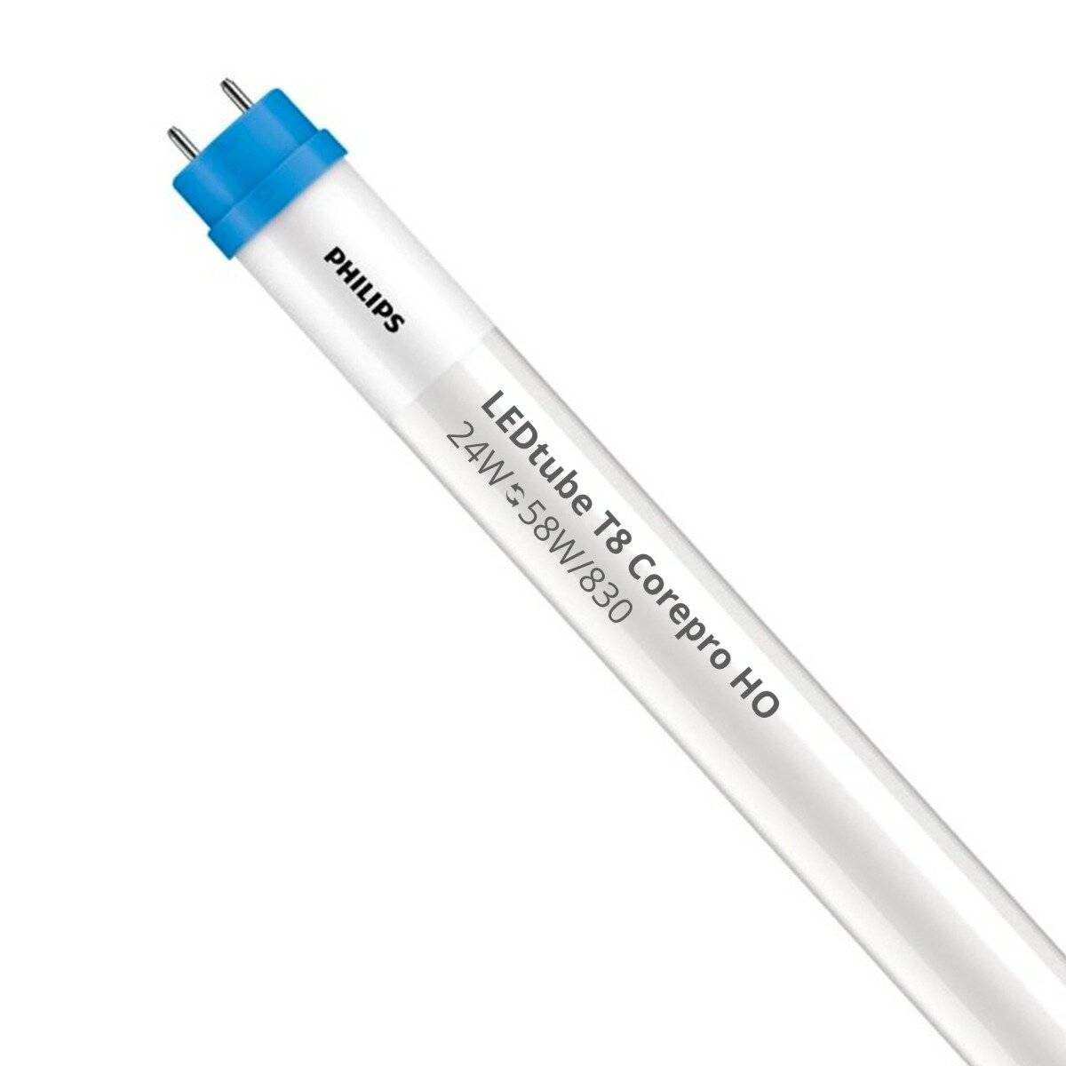 Philips LED Röhre T8 CorePro (EM/Mains) High Output 24W 2500lm - 830 Warmweiß | 150cm - Ersatz Fü-0