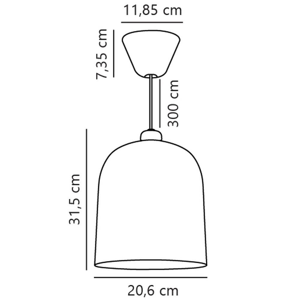 Symbolbild für DFTP by Nordlux LED Pendelleuchte Angle Metall Schwarz | Geeignet für E27