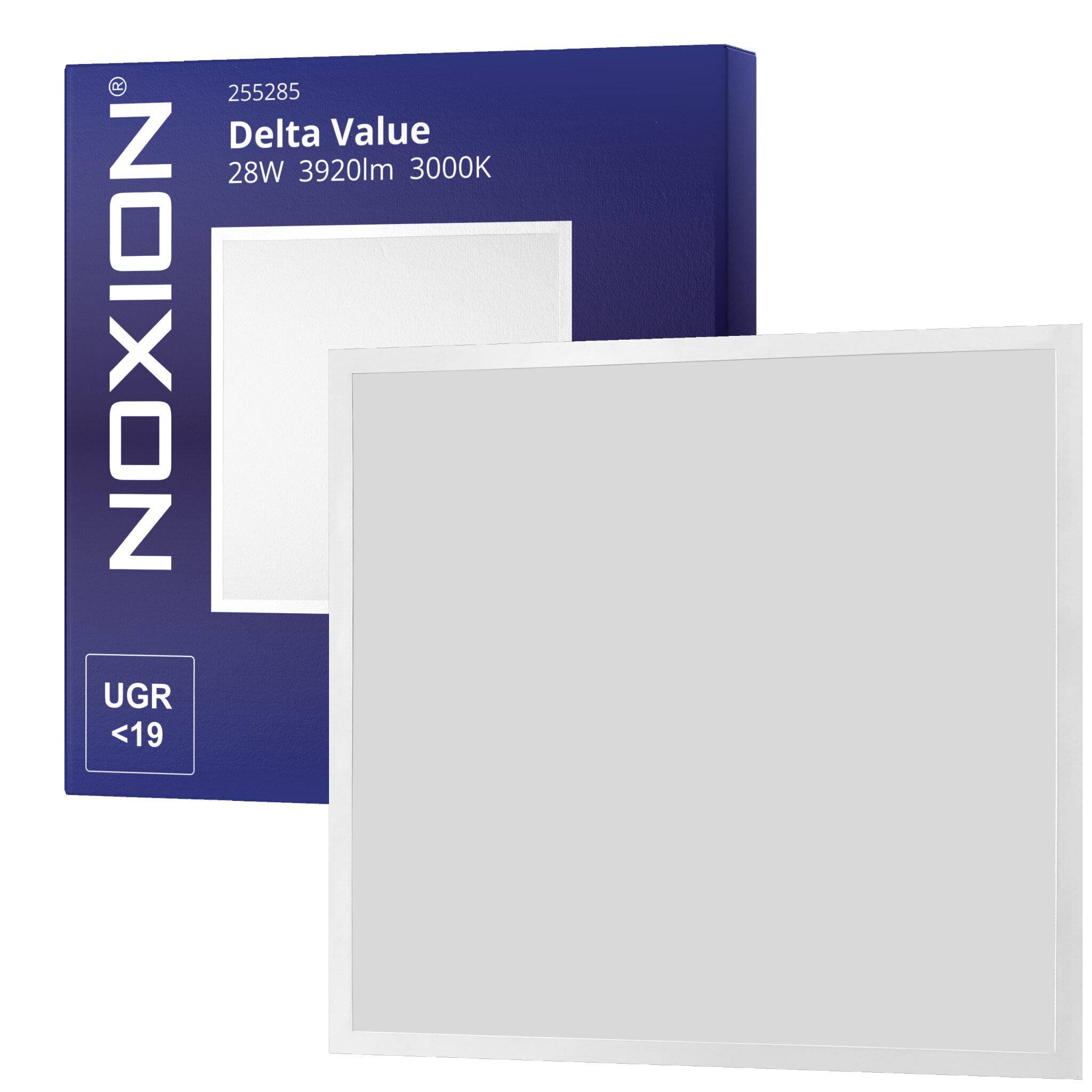 Noxion LED Panel Delta Value V5 28W 3920lm - 830-840 CCT | 60x60cm - UGR-0