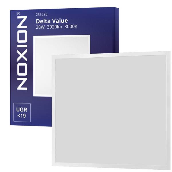 Noxion LED Panel Delta Value V5 28W 3920lm - 830-840 CCT | 60x60cm - UGR