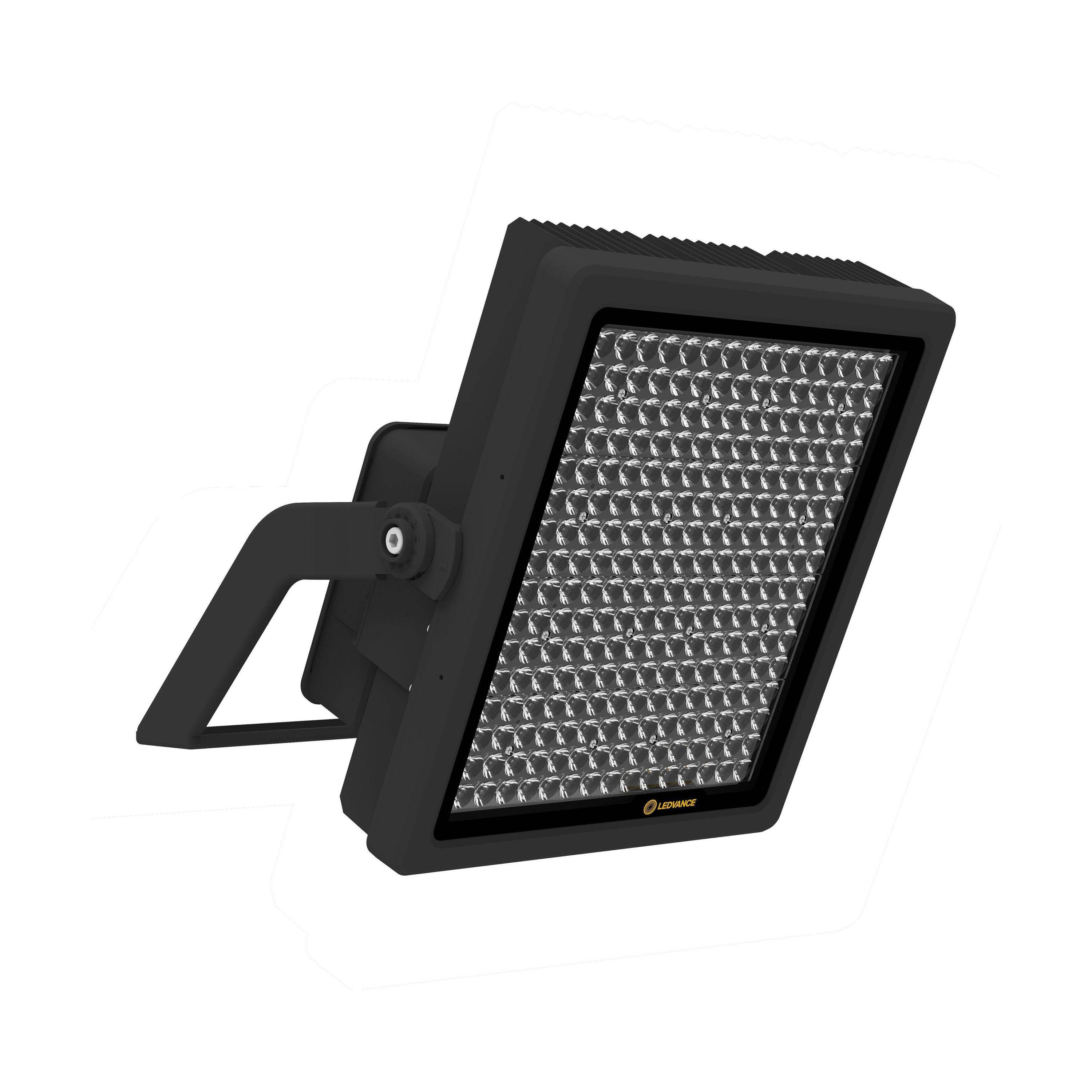 Ledvance LED-Scheinwerfer High Mast Aluminium Schwarz 470W 56000lm 12D - 730 Warmweiß | IP66 - Sy-0