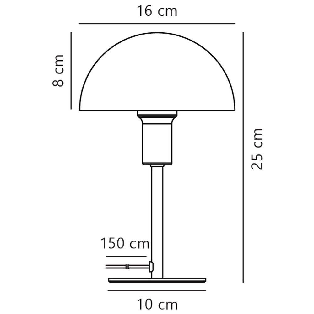 Symbolbild für Nordlux Ellen Tischlampe Metall Braun | Geeignet für E14