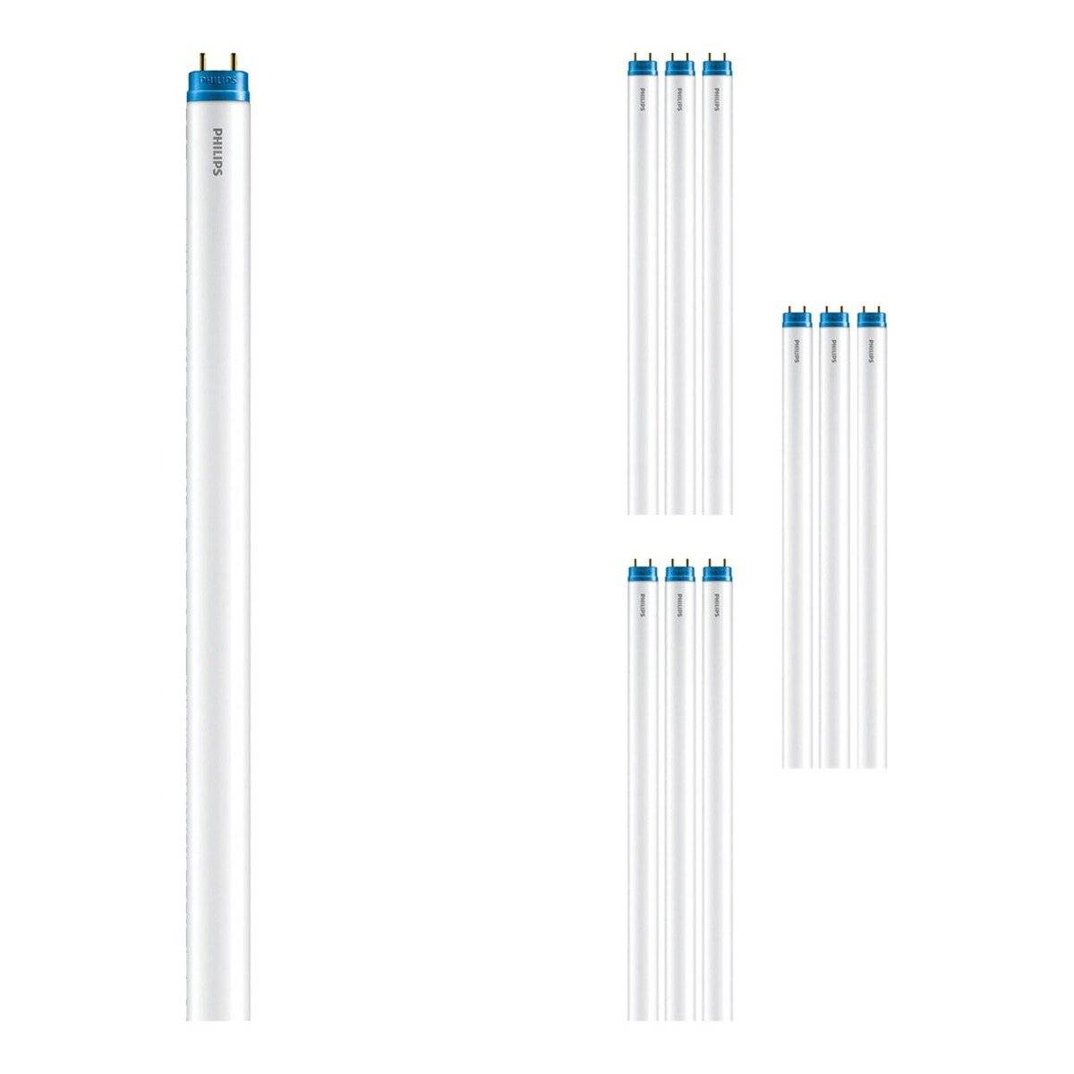 Mehrfachpackung 10x Philips LED Röhre T8 CorePro (EM/Mains) 8W 800lm - 840 Kaltweiß | 60cm - Ersa-0