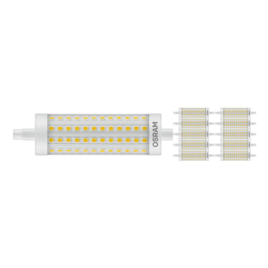 Mehrfachpackung 10x Ledvance LED Line R7s doppelt Ended 118mm 15W 2000lm - 827 Extra Warmweiß | D-0