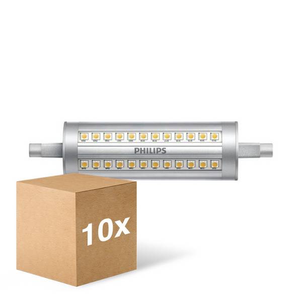 Mehrfachpackung 10x Philips Corepro LED Lineair R7s 118mm 14W 2000lm - 830 Warmweiß | Dimmbar - E