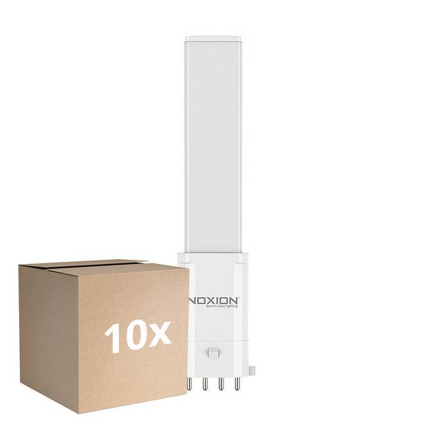 Mehrfachpackung 10x Noxion Lucent PL-S LED 4.3W - 827 Extra Warmweiß | 4-Pins - Ersatz Für 9W