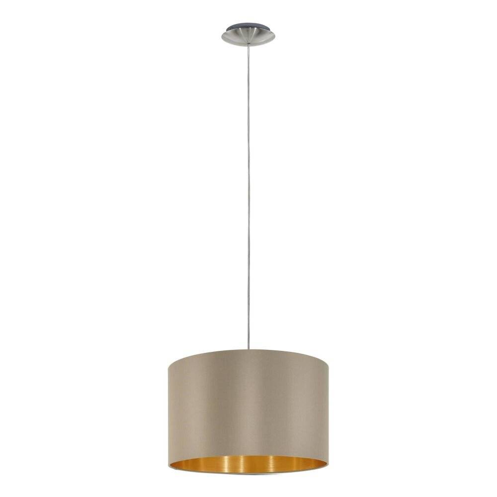 Symbolbild für Eglo Pendelleuchte Maserlo Stahl Satin-Nickel | Geeignet für E27