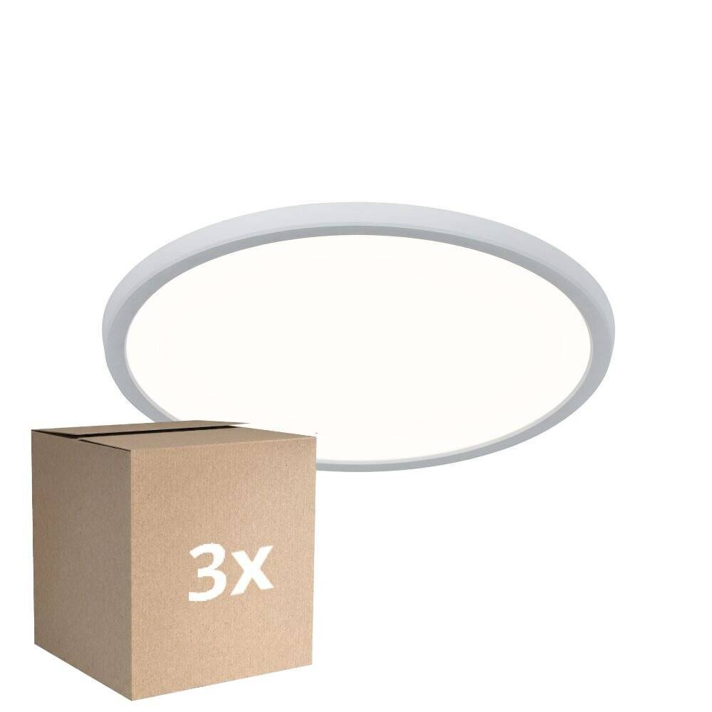 Mehrfachpackung 3x Nordlux LED Deckenleuchte Oja 29 Weiß 15W 1700lm - 830-840 CCT | IP20-0