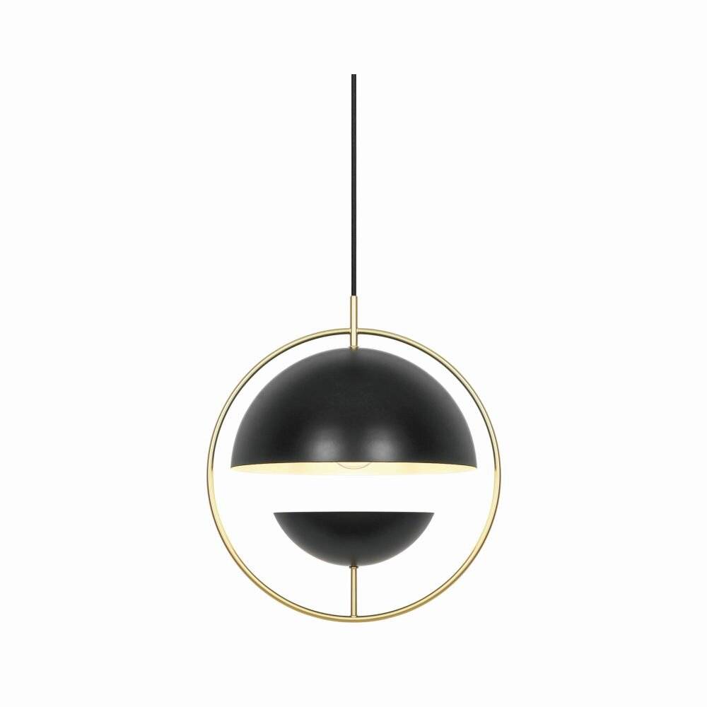 Nordlux Tavia Pendelleuchte Metall Schwarz | Geeignet für E27-0