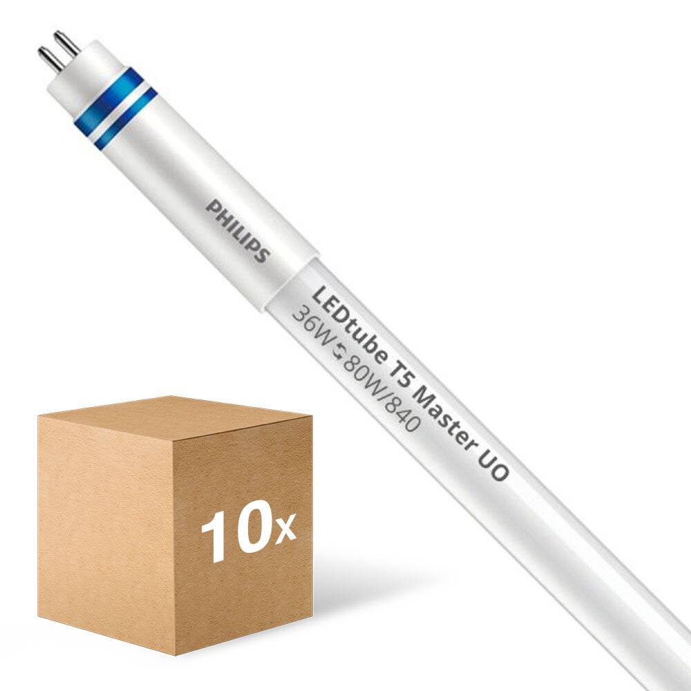 Mehrfachpackung 10x Philips LED Röhre T5 MASTER (HF) Ultra Output 36W 5600lm - 840 Kaltweiß | 145-0
