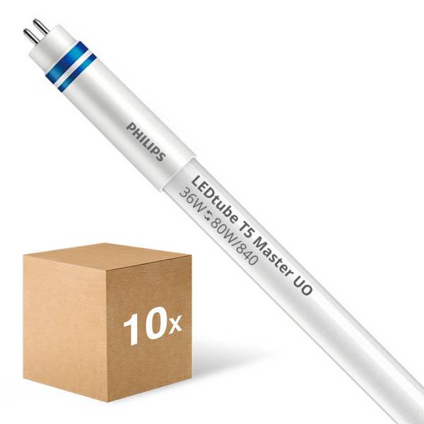 Mehrfachpackung 10x Philips LED Röhre T5 MASTER (HF) Ultra Output 36W 5600lm - 840 Kaltweiß | 145