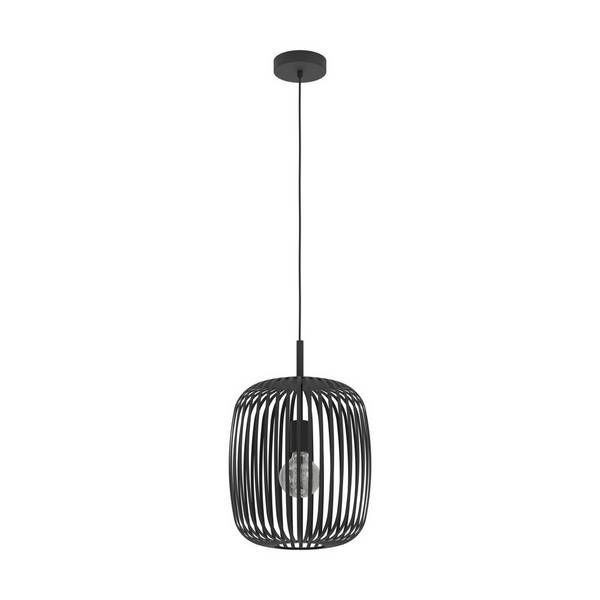 Eglo Pendelleuchte Romazzina Stahl Schwarz | IP20 - Geeignet für 1x E27