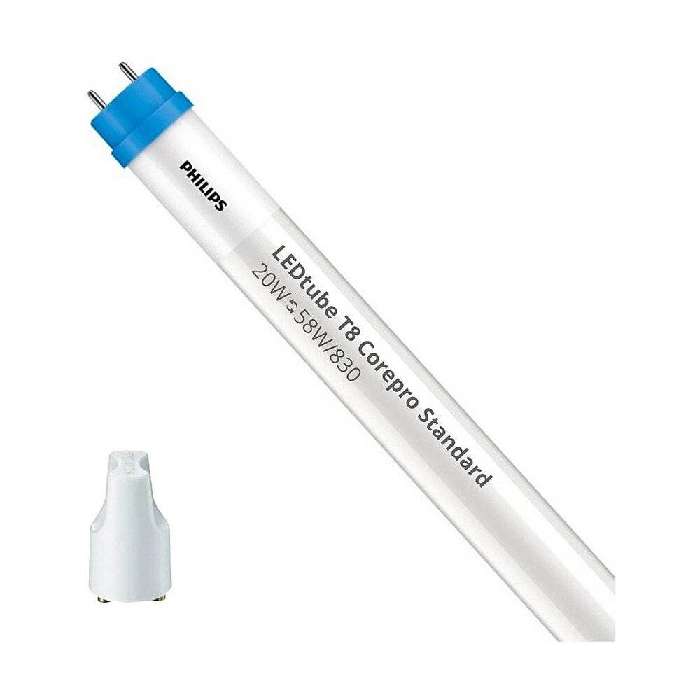 Preisbild für Mehrfachpackung 10x Philips LED Röhre T8 CorePro (EM/Mains) Standard Output 20W 2050lm - 830 Warm