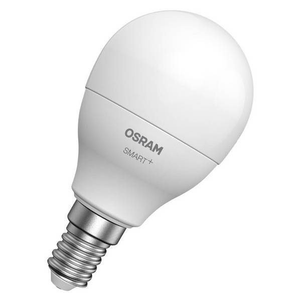Osram Smart+ Mini Glühbirne E14 Matt 4.9W 470lm - 827 Extra Warmweiß | Zigbee Dimmbar - Ersatz Fü