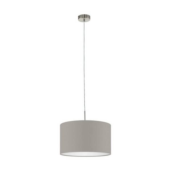 Eglo Pendelleuchte Pasteri Stahl Satin-Nickel | IP20 - Geeignet für 1x E27
