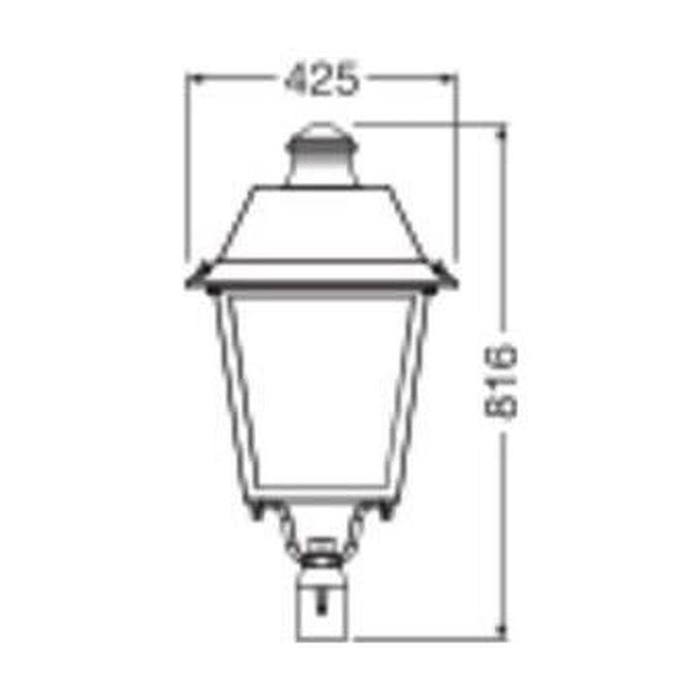 Symbolbild für Ledvance LED-Straßenbeleuchtung Urban 60W 6300lm 140d - 722 Extra Warmweiß | IP66 - Dali Dimmbar