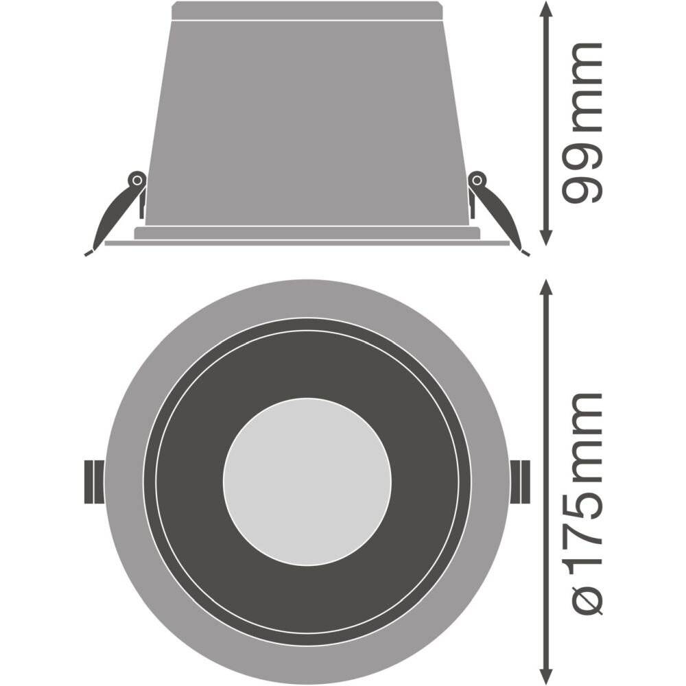 Symbolbild für Ledvance LED-Downlight HCL ZIGBEE GEN 2 DN150 S DL DN150ZB20W TW 95 mA, 50000 h, 20 W