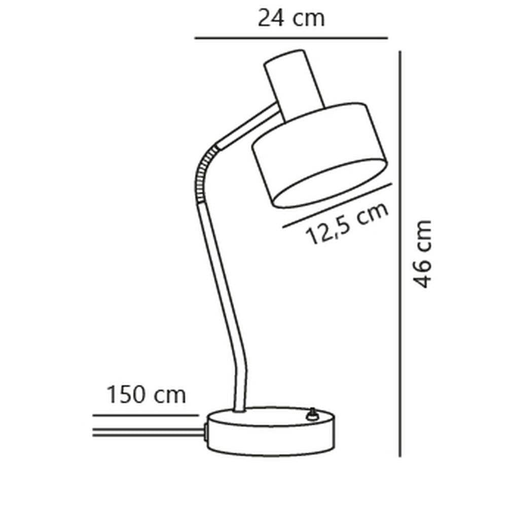 Preisbild für Nordlux Matis Tischlampe Metall Weiß | Geeignet für E27