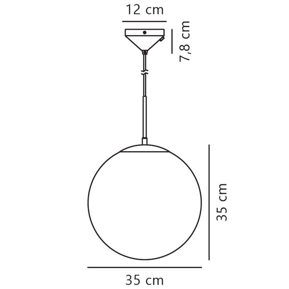Symbolbild für Nordlux Grant Pendelleuchte Glas Gold | Geeignet für E27