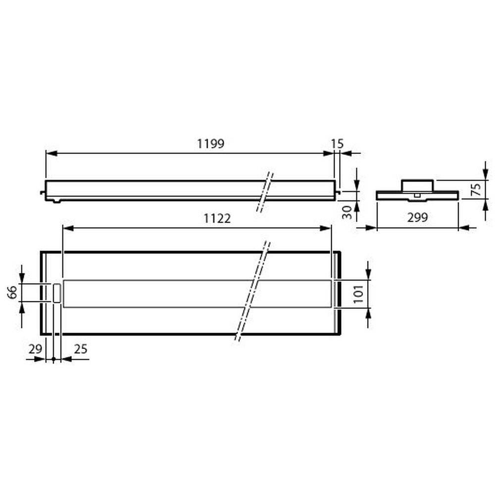 Preisbild für Philips LED Panel TrueBlend 22.5W 3600lm - 940 Kaltweiß | 120x30cm - UGR < 16 - Höchste Farbwiede